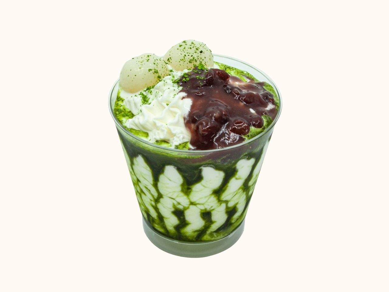 ソフトクリーム 抹茶金時の写真